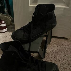 Black High Top Converse